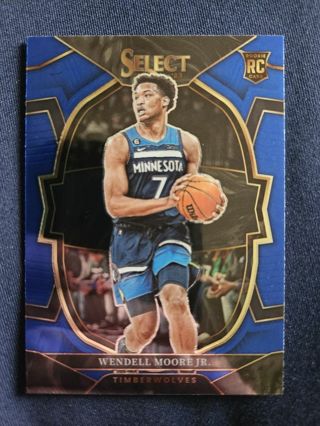 2022-23 Panini Select Rookie Wendell Moore Jr.