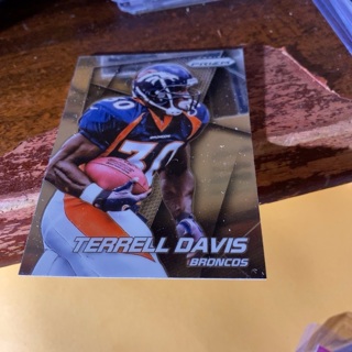 2014 panini prizm Terrell Davis football card 