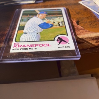 1973 topps ed kranepool baseball card 