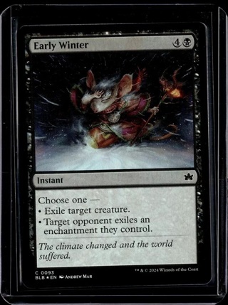 Early Winter - 93 - Foil - BLB - NM - MTG Magic the Gathering