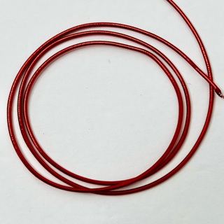 Red Metallic Stretch Elastic Cord