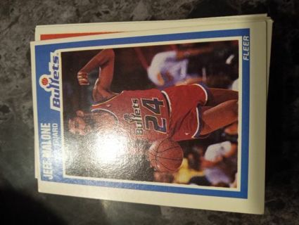 Jeff Malone 1979-90 Fleer Washington Bullets