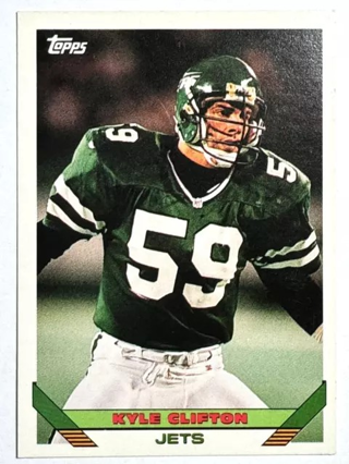 Kyle Clifton 1993 Topps New York Jets