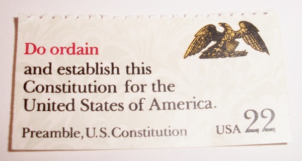 Scott #2359, Drafting of the Constitution, Useable 22¢ US Postage Stamp