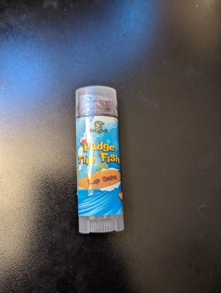 Pudge the fish lip balm