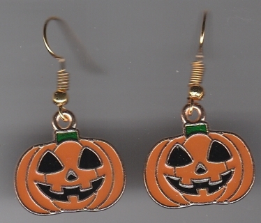 GP ENAMELPUMPKIN EARRINGS (PLEASE READ DESCRIPTION