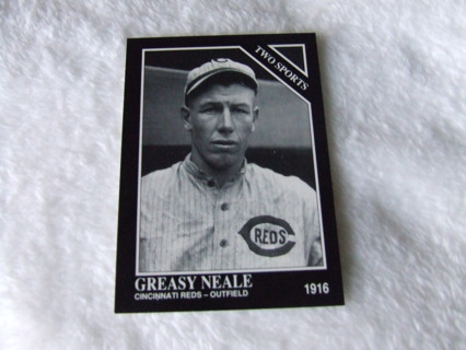 1992 Greasy Neale Cincinnati Reds Conlon Collection Card #401 Football Hall of Famer