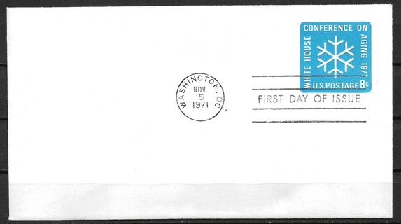 1971 ScU564 Conference on Aging postal stationary FDC