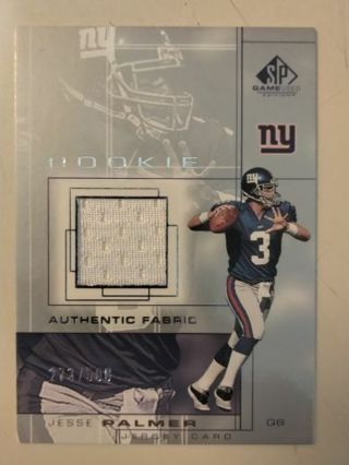 2001 Jesse Palmer jersey card 273/500