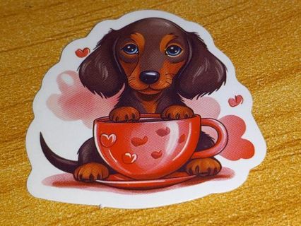 New Cute one small vinyl sticker no refunds regular mail only Very nice quality!