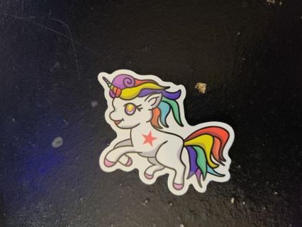 Rainbow Unicorn Sticker