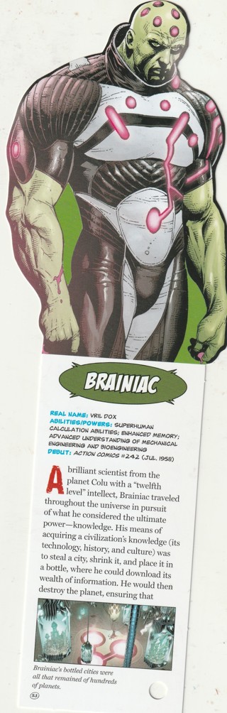 Fandex, DC Comics Card: Very Unusual Shape: BRAINIAC