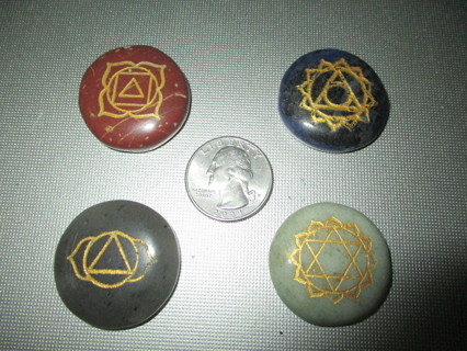 4 Chakra Semi Precious Gem Stones