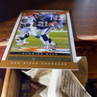 2003 topps ladainian Tomlinson football card 