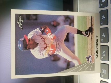 1990 Leaf sammy Sosa Rookie