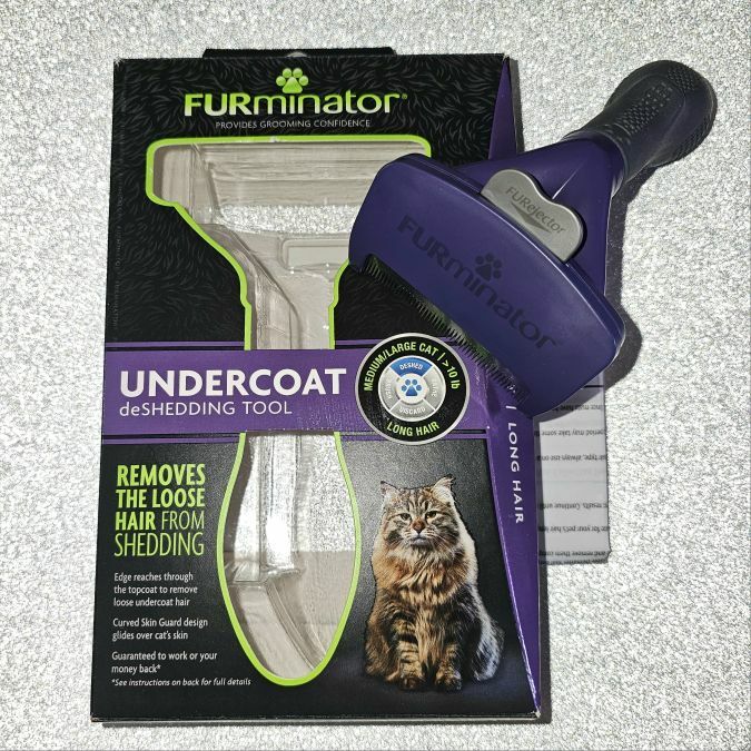 FREE: Furminator For Long-Haired Cats 10lbs+