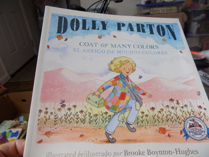 Dolly Parton's coat of Many Colors Book. An Imaginery Library book