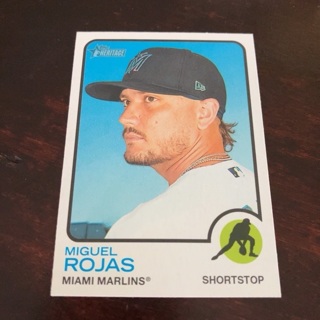 2022 Topps Heritage - [Base] #224 Miguel Rojas