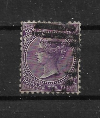 1897 New south Wales Sc97 10p Queen Victoria used