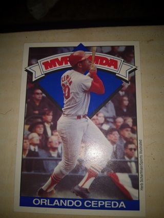 1992 Orlando Cepeda MVP MDA