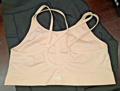 NEW Ryka Peach Sports Bra Cross back Size XL Run Workout