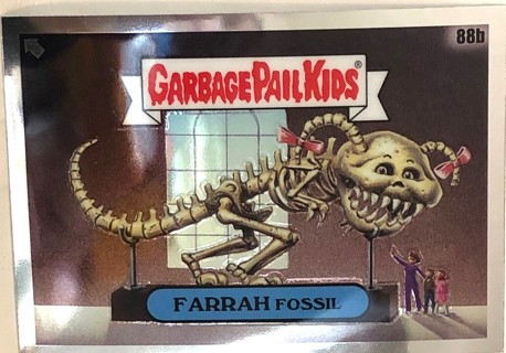 2020 Garbage Pail Kids Chrome Series 3 Farrah Fossil #88b