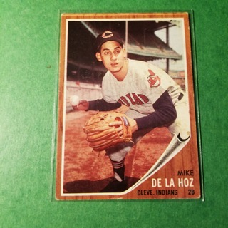 1962 - TOPPS BASEBALL CARD NO. 123 -  MIKE DE LA HOZ - INDIANS