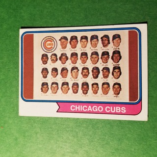 1974 - TOPPS BASEBALL CARD NO. 211 - CHICAGO TEAM - CUBS - EXMT/NRMT