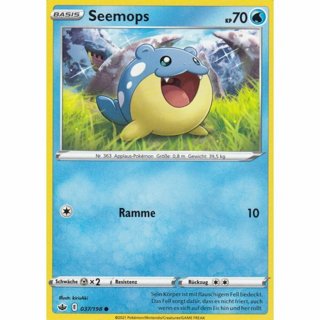  Tradingcard - Pokemon 2021 german Seemops 037/198 