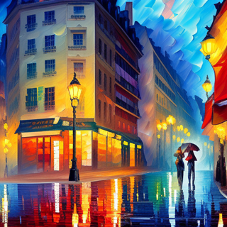 Listia Digital Collectible: Rainy Night in Paris