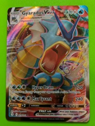 NM Ultra Rare Gyrados VMAX Textured Full Art SWSH Pokemon card