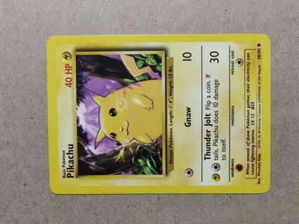 Pokemon Base Set Pikachu 58/102 #2