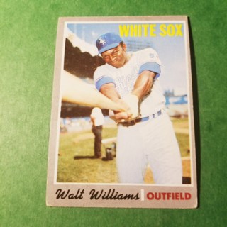 1970 - TOPPS BASEBALL CARD NO. 395 - WALT WILLIAMS - WHITE SOX