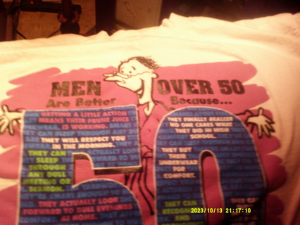 men over 50 t-shirt