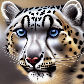 Listia Digital Collectible: Beautiful Snow Leopard