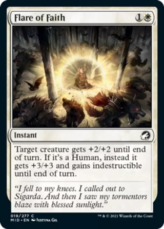 Flare of Faith MTG Innistrad: Midnight Hunt 