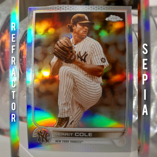 2022 Gerrit Cole Topps SEPIA Chrome Refractor Yankees