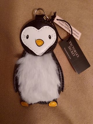 Brand New Victoria's Secret Penguin keychain. NWT