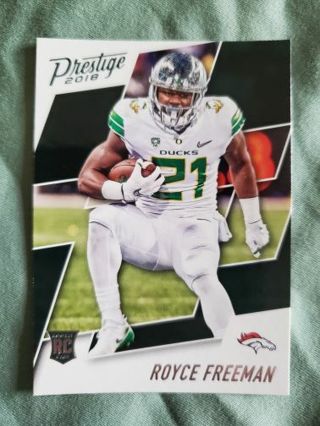 2018 Panini Prestige Rookie Royce Freeman