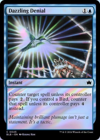 Dazzling Denial MTG BLB 45 C NM FOIL