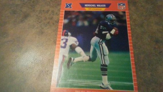 1989 BFL PRO SET HERSCHEL WALKER DALLAS COWBOYS FOOTBALL CARD# 96