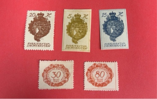 Liechtenstein stamp lot