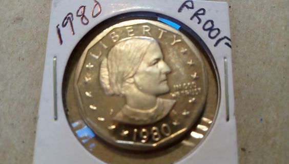 1980-S (PROOF) SUSAN B ANTHONY DOLLAR.. HIGH BIDDER WINS