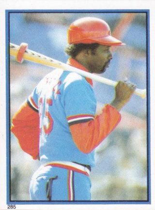 George Hendrick 1983 Topps Stickers St. Louis Cardinals