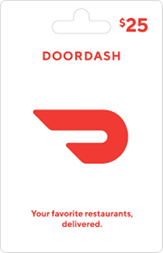 $25 Door Dash Gift Card