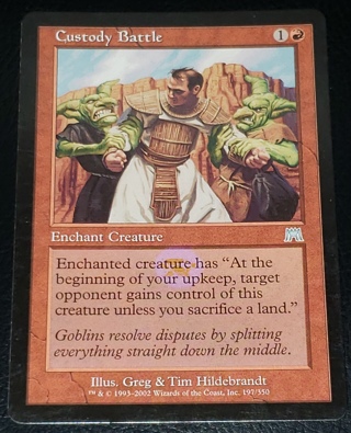 MTG ✨ Custody Battle - (U) 197/350 Onslaught (ONS) ✨ Magic the Gathering (2002)