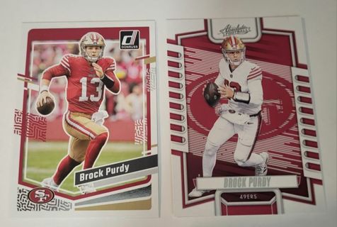 2023 Brock Purdy cards San Francisco 49ers