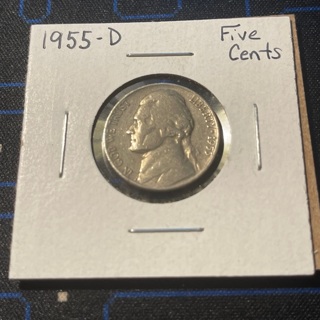 1955-D Jefferson Nickel