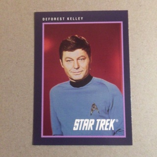 1991 Star Trek Series II 25th Ann. Trading Card | DEFOREST KELLEY | Card # 267