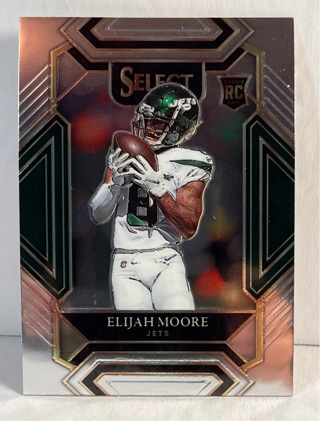 2021 Panini Select Elijah Moore #256 RC Club Level